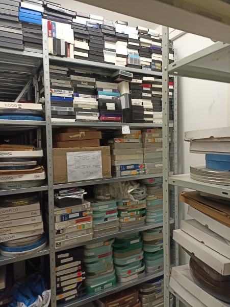 ERGO collection in the film vaults
